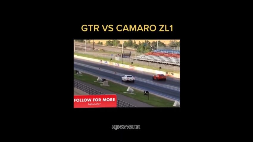 GTR vs ZL1 in a Revenge grudge Race for the ZL1 tie breaker soon stayed tuned. #gtrnismo #gtrr35