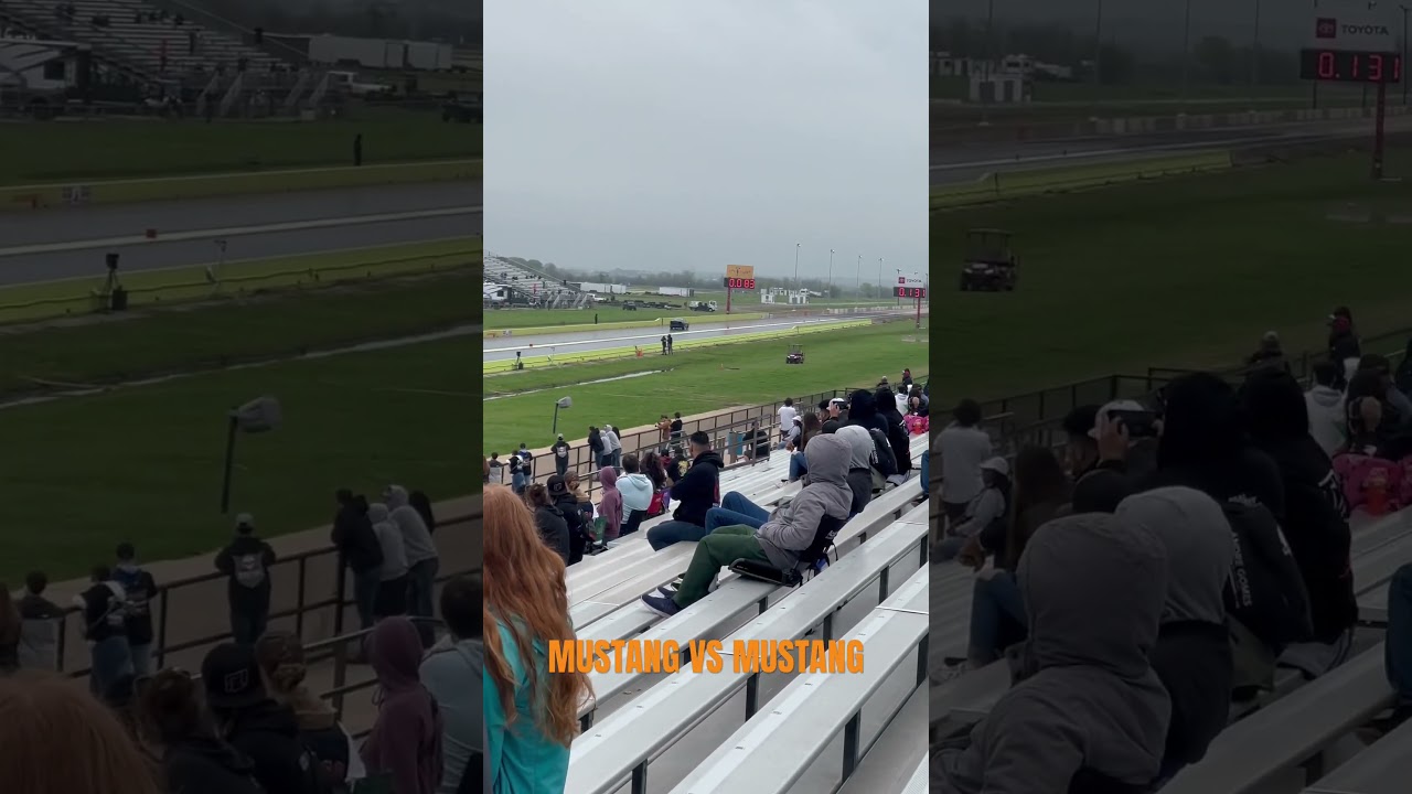 Mustang on mustang crime… 6 second pass 🤯 #mustang #mexicorolls #tx2k24 #tx2k #boosted #200mph