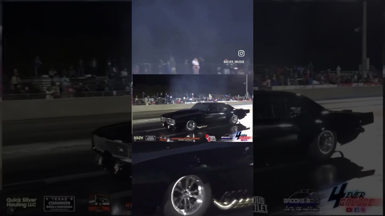 This pro charged Camaro was on demon time!!! Big Capone!!
