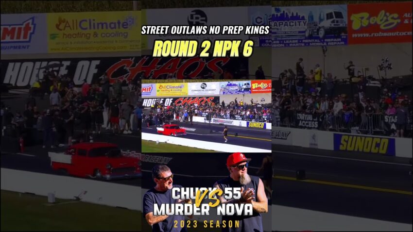 Street Outlaws No prep Kings: Murder Nova vs Chuck 55 #npk #murdernova #shorts #daddydave