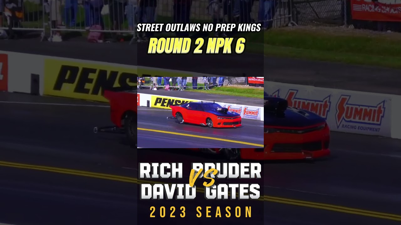 Street Outlaws No prep Kings: Rich Bruder vs David Gates #npk #murdernova #shorts #daddydave