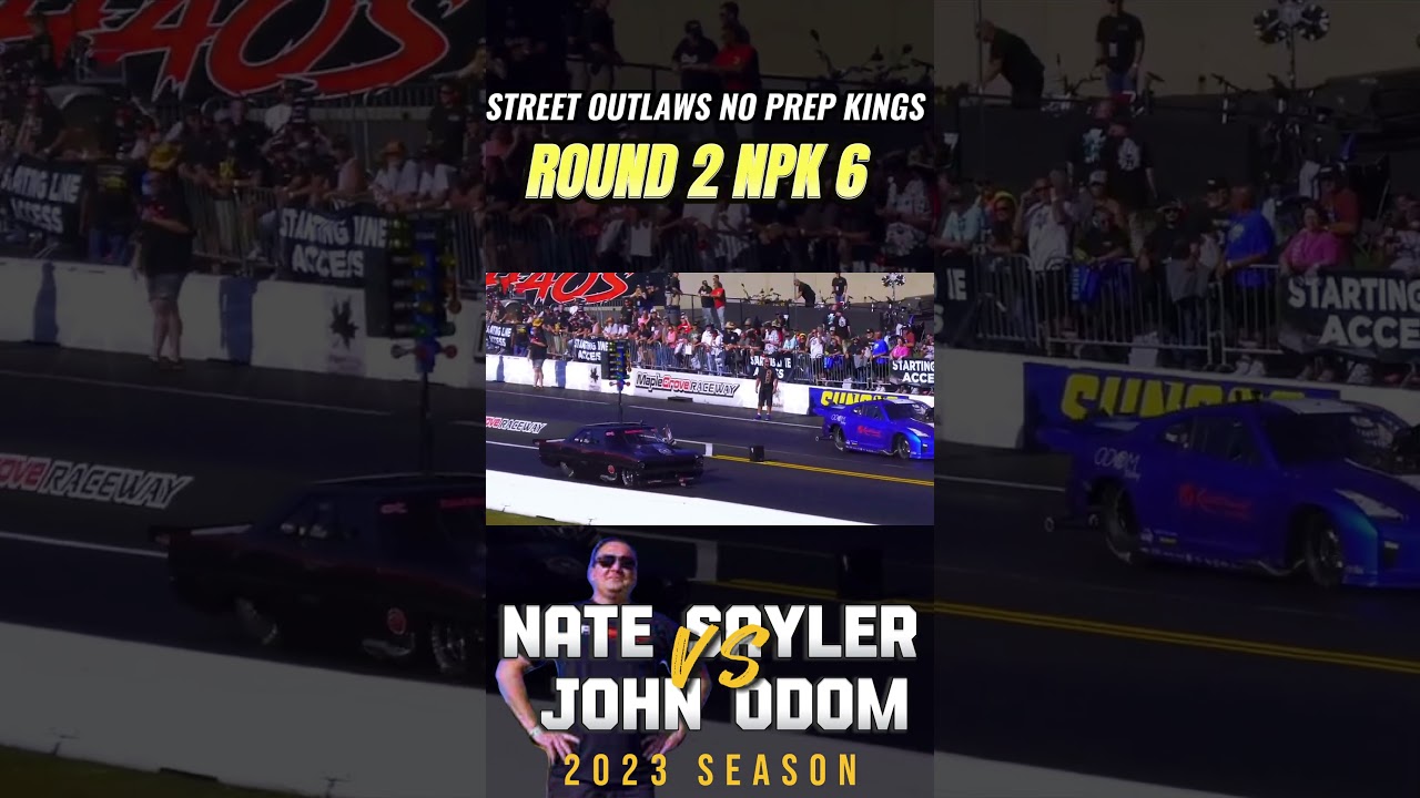 Street Outlaws No prep Kings: Nate Sayler vs John Odom #npk #murdernova #shorts #daddydave