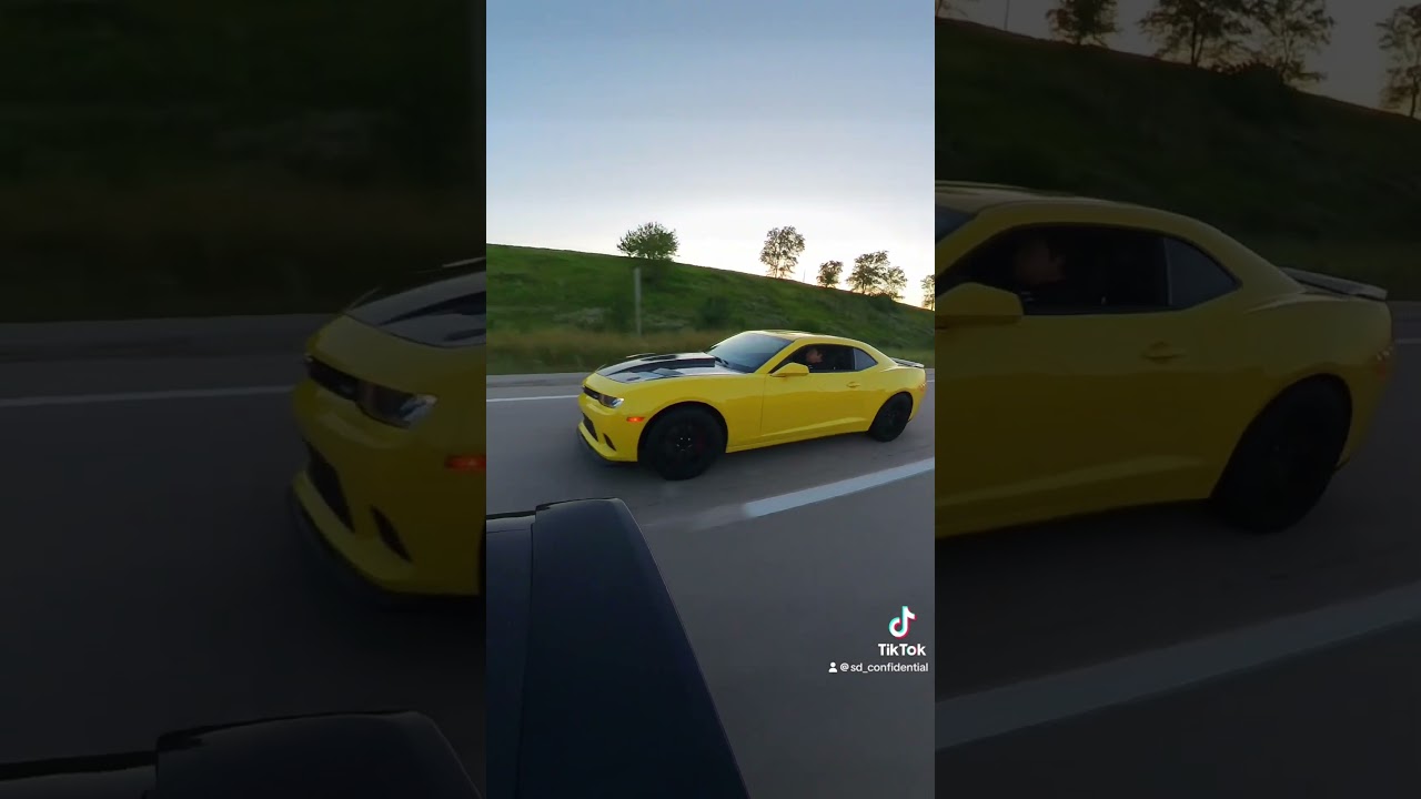 Twin Turbo Camaro vs GT500 #1320video #camaross #gt500 #twinturbk #supercharged