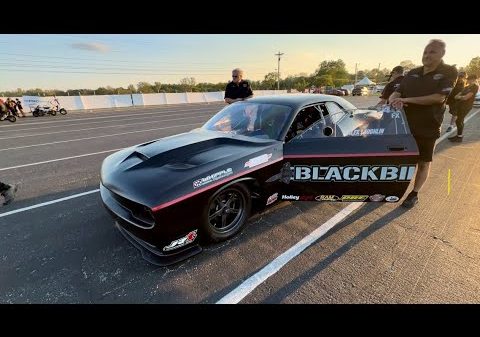 Factory X,Factory Stock Showdown,and Top Dragster in lanes NHRA US Nationals Sunday evening 2024