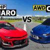 7-Second Camaro SS vs Sleeper EG Civic DRAG RACE