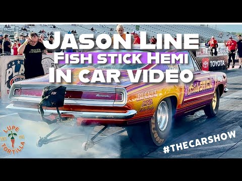 2024 Indy US Nationals Jason Line In Car Video Sox & Martin Hemi Challenge Fish Stick '68 Barracuda