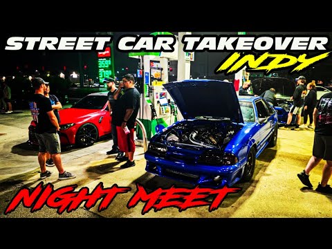 SCTINDY / STREET CAR TAKEOVER INDIANAPOLIS NIGHT MEET AND STREETS PART 1