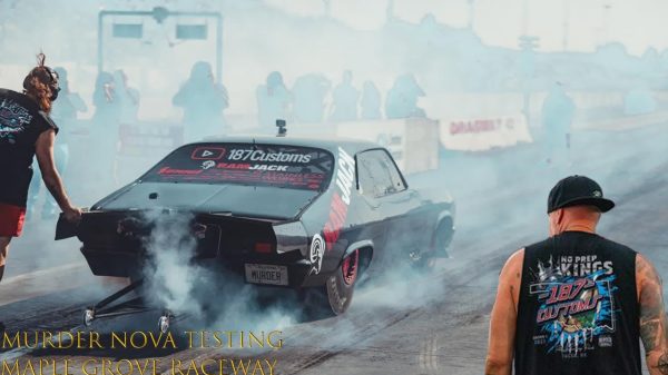 Street Outlaws No Prep Kings : Testing at Maple Grove Raceway Great 8 - NPK 2023 #Murdernova