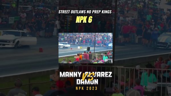 Street Outlaws No prep Kings: Manny Alvarez vs Damon - NPK 2023 #npk #murdernova #shorts