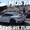 Mustang vs Porsche 911 Turbo S Street Car Take Over @ Bradenton Motorsport Park