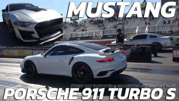 Mustang vs Porsche 911 Turbo S Street Car Take Over @ Bradenton Motorsport Park