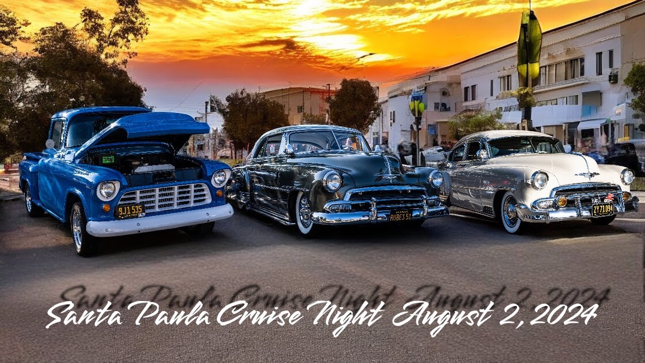 Classic Cars TakeOver Main Street in Santa Paula CA